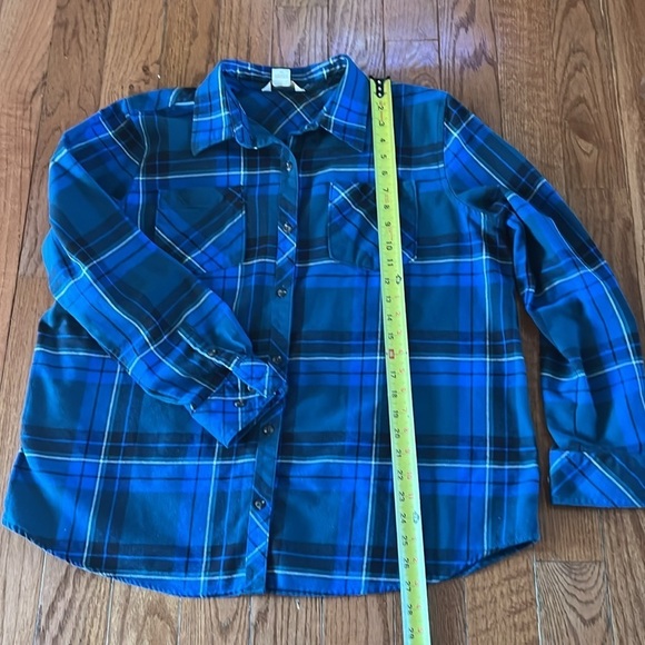 Natural Reflections Plaid Flannel Button Up Shirt Relax XL Western Layered Top - Picture 6 of 13